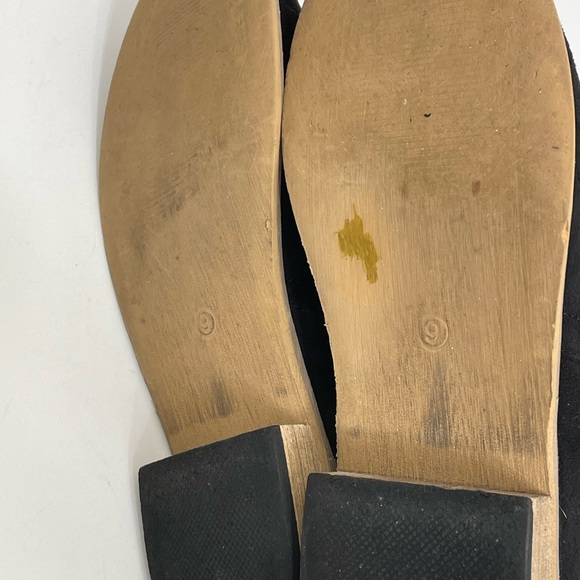 SEVEN 7 ~Womens Black Vegan Suede Booti Ankle Boots Side Zip Size 9 - Picture 12 of 14